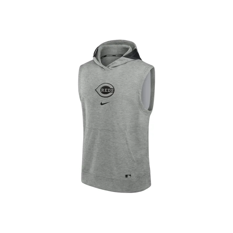 Nike MLB Collaboration Authentic Cincinnati Reds Sweatshirt Cincinnati Reds Men's Gray-0