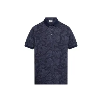 ETRO Graphic Printed Polo Shirt