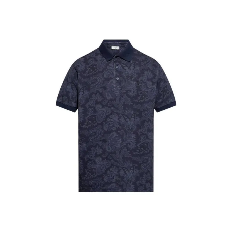 ETRO Graphic Printed Polo Shirt-0