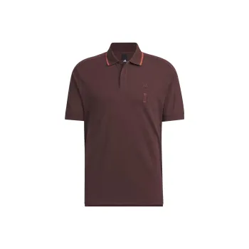 Adidas Wuji Series Polo Shirts Men Dark Gray Brown