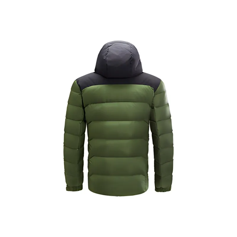 KAILAS Down Jackets Men Olive Green/Ink Black-2