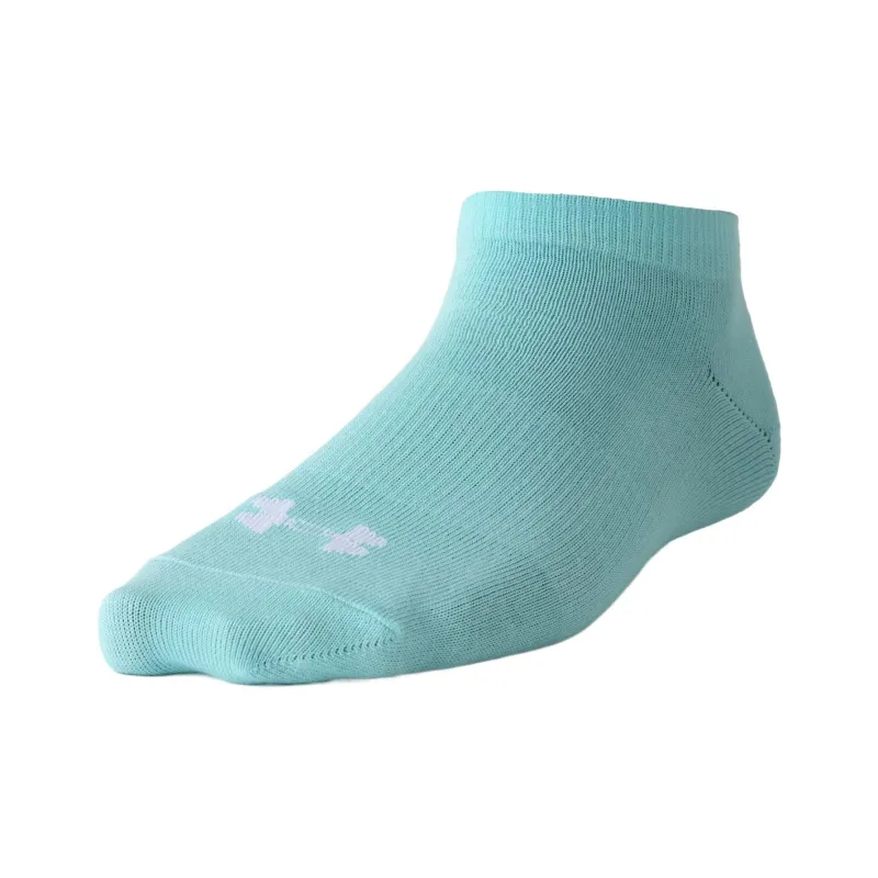 Under Armour SS15 Ankle Socks Women's 3 Pack Pink Green Yellow 494-1
