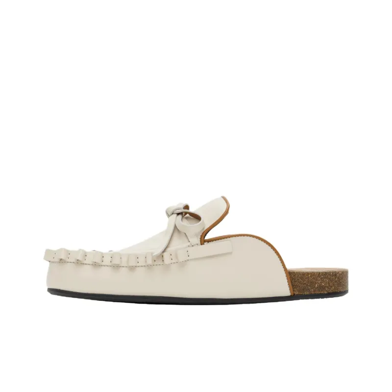 JW Anderson Rubber Sole Closed Toe Slippers Men's Gray White-0