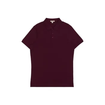 Burberry Polo Shirts Men Red