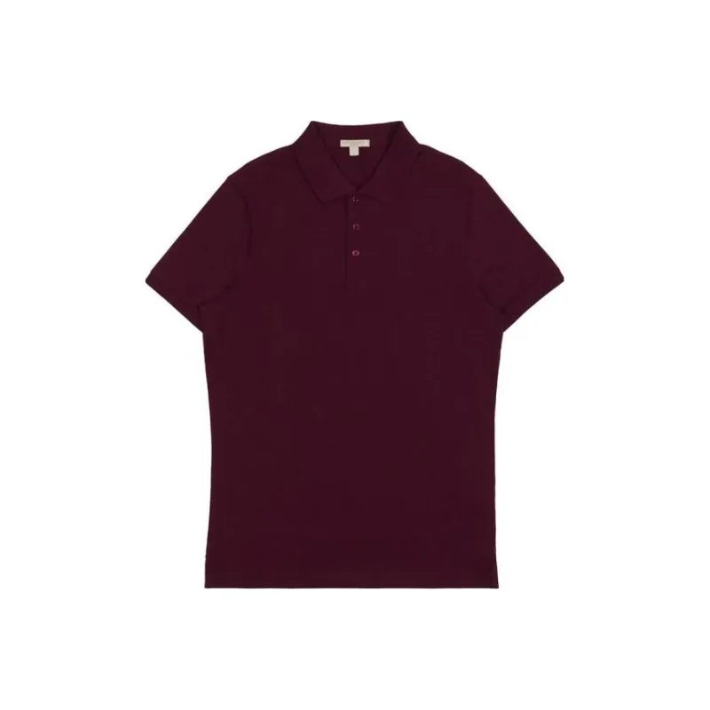 Burberry Polo Shirts Men Red-0