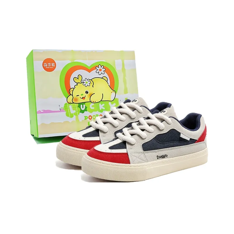 Budding Bear Anti Slip Wear Resistant Low Top Skateboard Shoes Men's Box-3