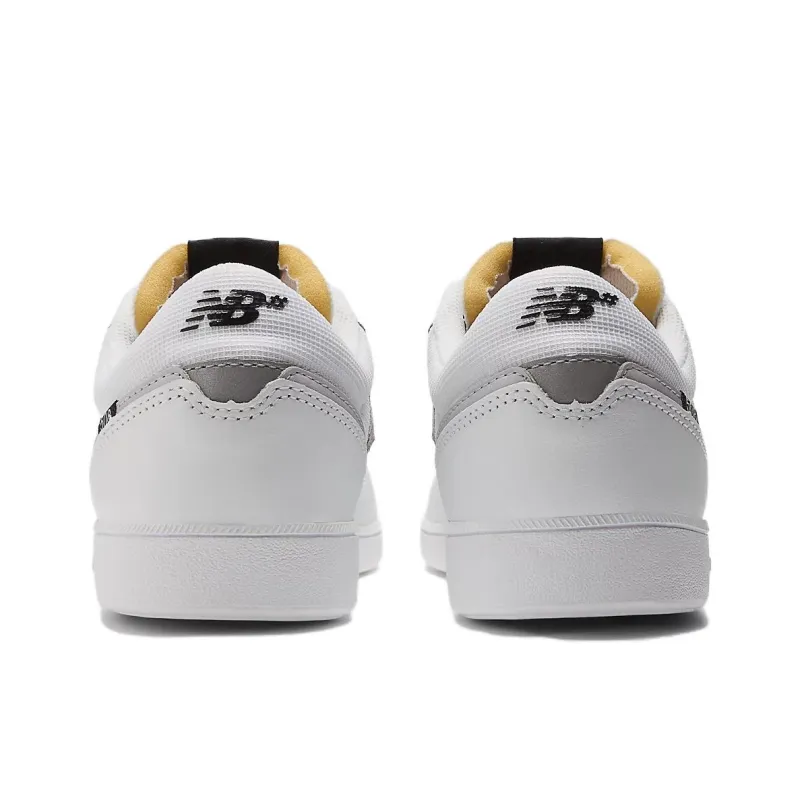 New Balance NB Numeric Brandon Westgate 508 Anti Slip Wear Resistant Low Top Skateboard Shoes Unisex White Gray-4
