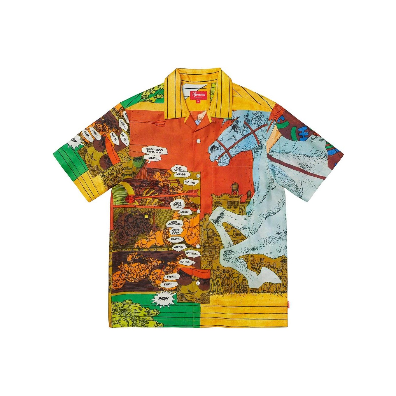 Supreme Loose Fit S/S Denim Painter Shirt - POIZON