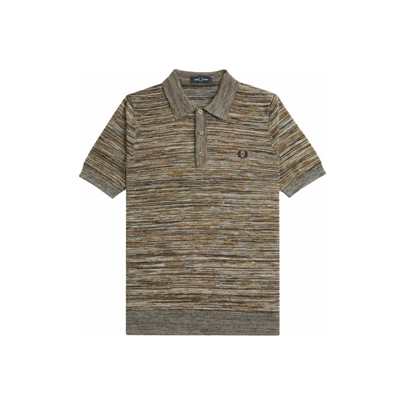 FRED PERRY Polo Shirt Men's Brown-0