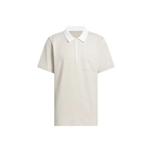 Adidas Free Shipping With AdiClub Essentials Quarter Zip Polo Shirt