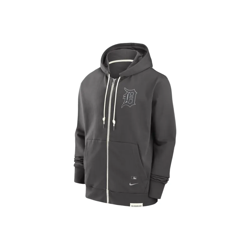 Nike Detroit Tigers Travel Player Sweatshirt Men's Gray-0