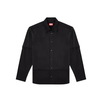 DIESEL S Gaston O Layered Shirt