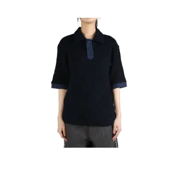 COMMUNS Polo Shirt Unisex Marine Blue