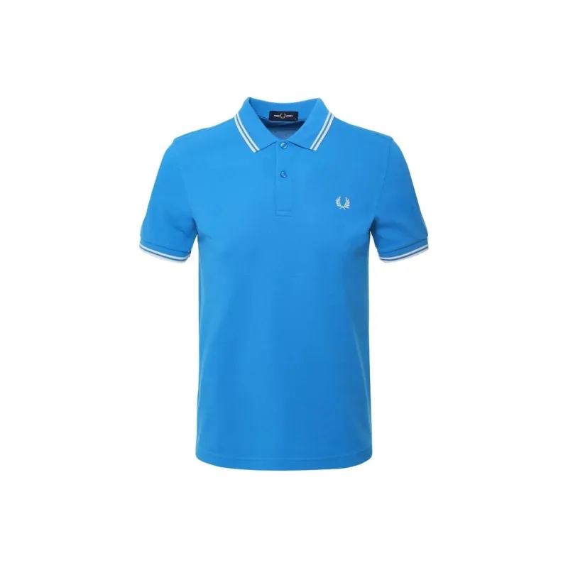 FRED PERRY Polo Shirt Men's Blue-0