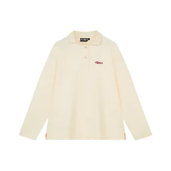 VOBA X TFBOYS 10th Anniversary Co branded Series Polo Shirts Unisex Beige