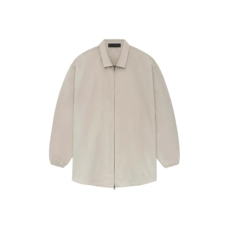 Fear Of God Essentials Core Collection Cotton Twill Overshirt-0