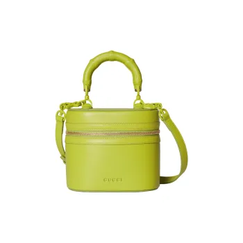 GUCCI Soft Leather One Shoulder Handbags Extra Mini Women's Emerald Green