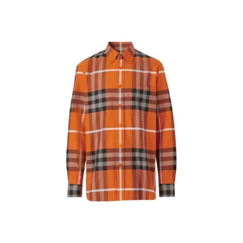 Burberry FW22 Shirt Men's Orange