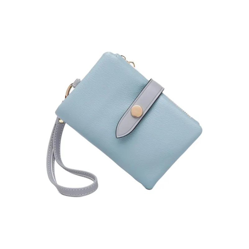 Tong Tong Rabbit Leather Wallet Women's Black/Red/Earth Yellow/Pink/Yellow Green/Khaki/Light Blue/White-7