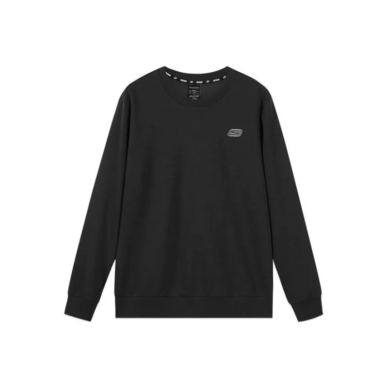 Skechers Colorful Sweatshirt Unisex Carbon Black-0