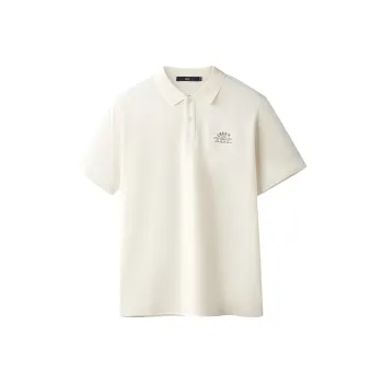 HLA Polo Shirts Men Beige Apricot K9