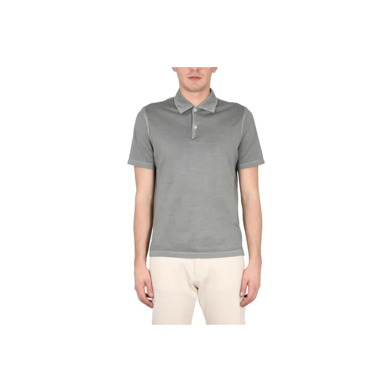 ASPESI Reglar Fit Short Sleeved Polo Shirt-0