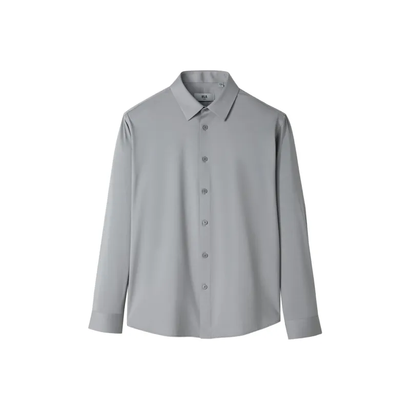 HLA Long Sleeved Fashion Shirt Men's-9