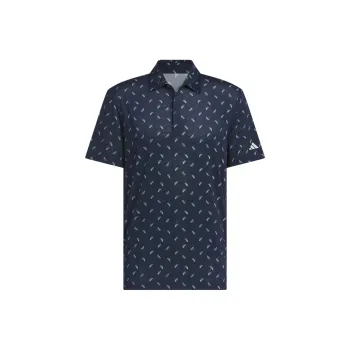 Adidas Free Shipping With AdiClub Ultimate365 Printed Mesh Polo Shirt