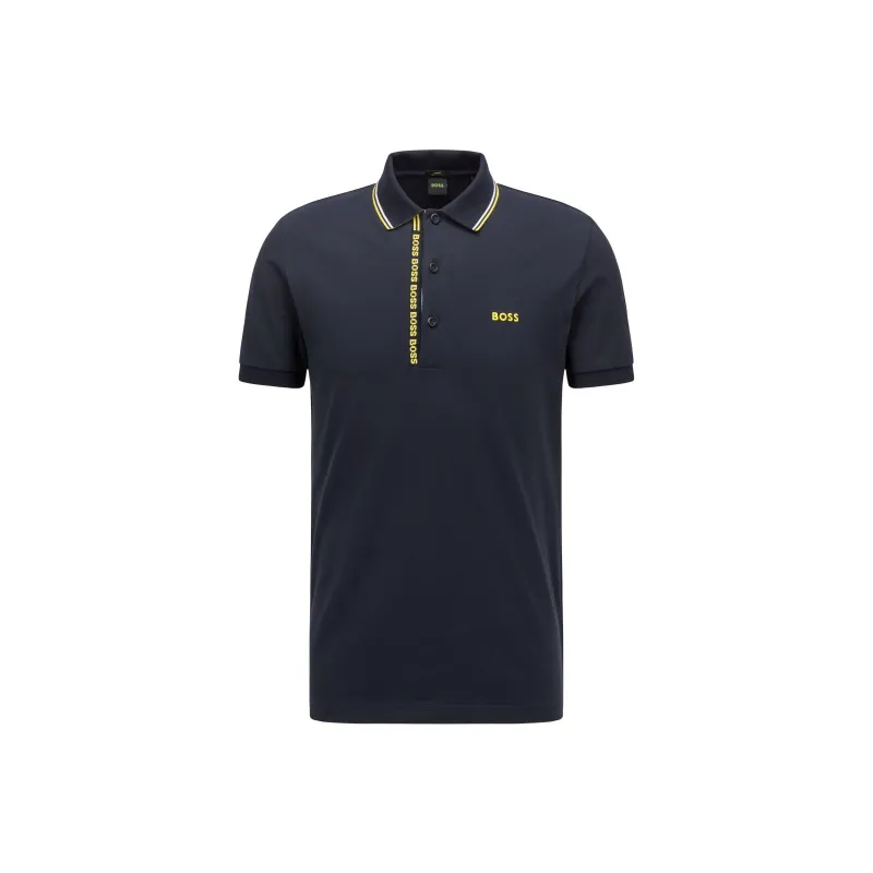 HUGO BOSS Polo Shirts Men Navy Blue-0