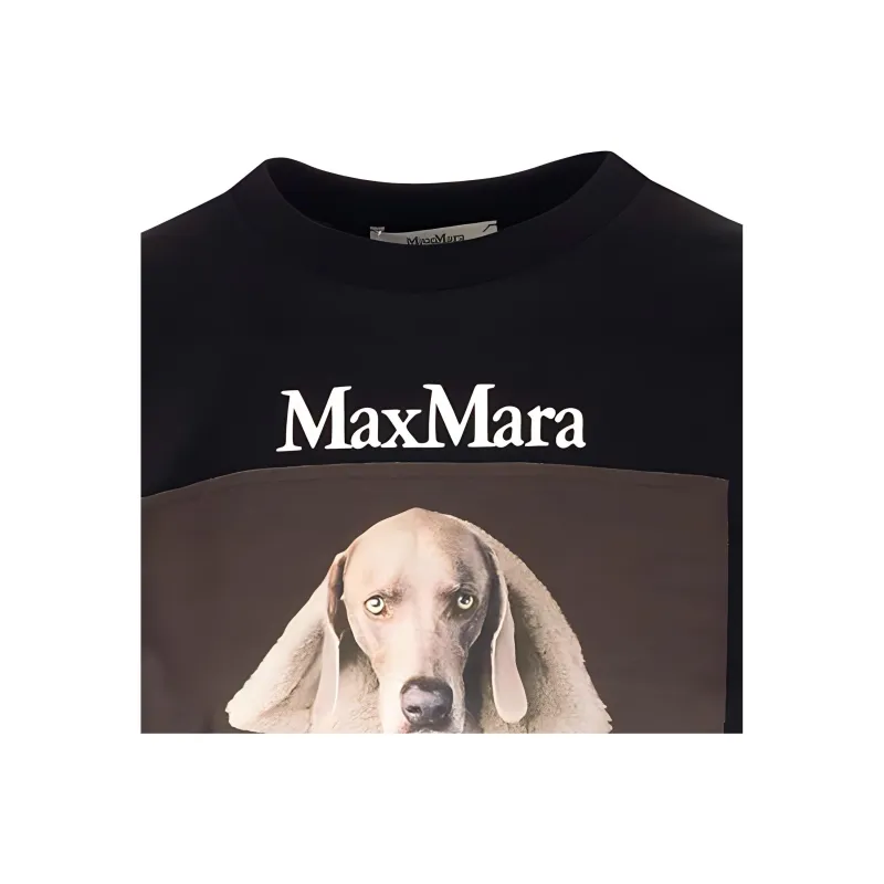 MaxMara T Shirts Women's Black-4