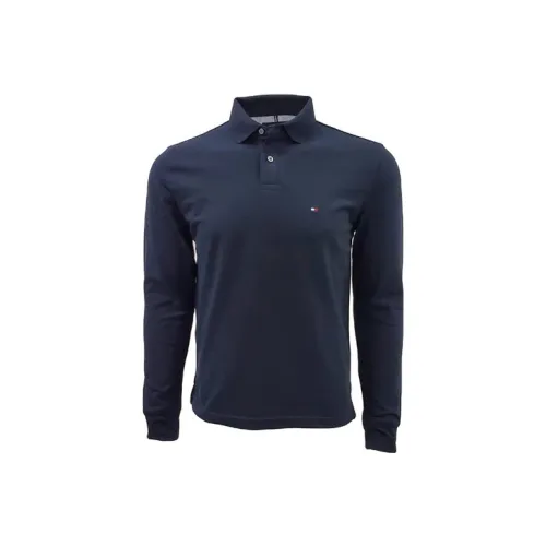 Tommy Hilfiger Polo Shirt Men's Navy Blue