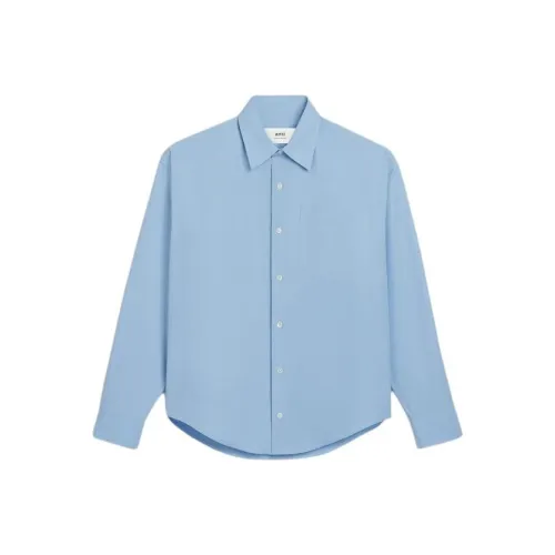 AMIPARIS Paris Ami De Coeur Embroidered Long-Sleeved Shirt
