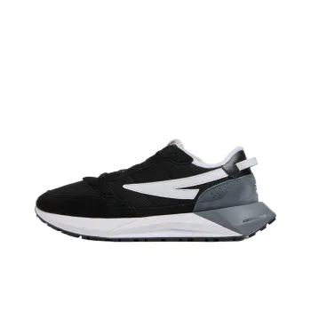 FILA Racer Energized Low Top Running Shoes Men's Black White