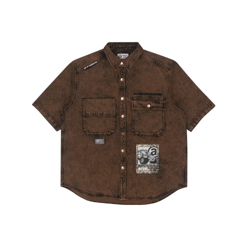 Aape Shirts Men Brown BWX-0