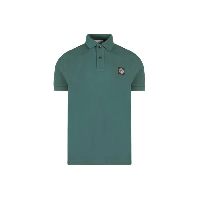 STONE ISLAND Polo Shirts Men Green-0