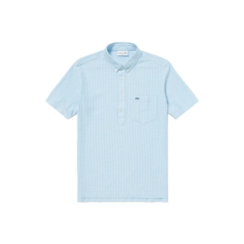 LACOSTE Polo Shirt Men's Light Blue-0