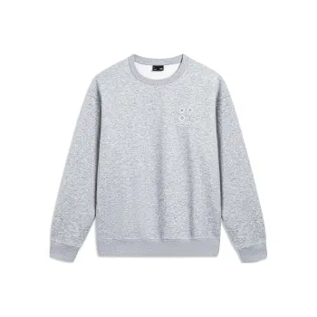 LiNing Sports Lifestyle Collection China Culture Collection Sweatshirt Men's Heather Gray