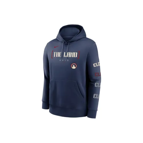 Nike Cleveland Guardians City Connect Club Sweatshirt Men's Marine Blue