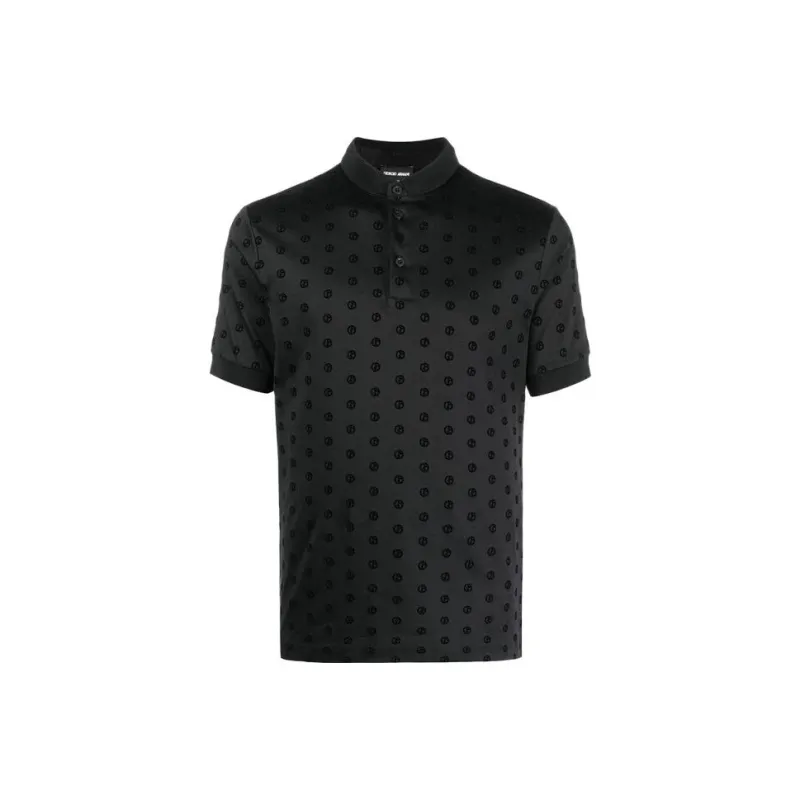 EMPORIO ARMANI Polo Shirts Men Black-0