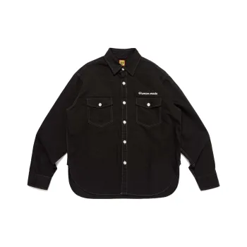 HUMAN MADE FW24 Autumn/Winter Collection Shirts Unisex Black