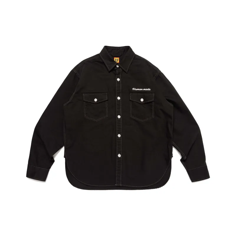 HUMAN MADE FW24 Autumn/Winter Collection Shirts Unisex Black-0