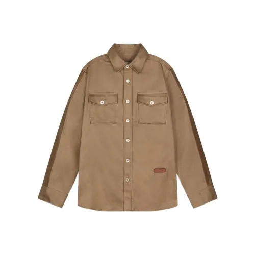 COACH Shirts Men Khaki