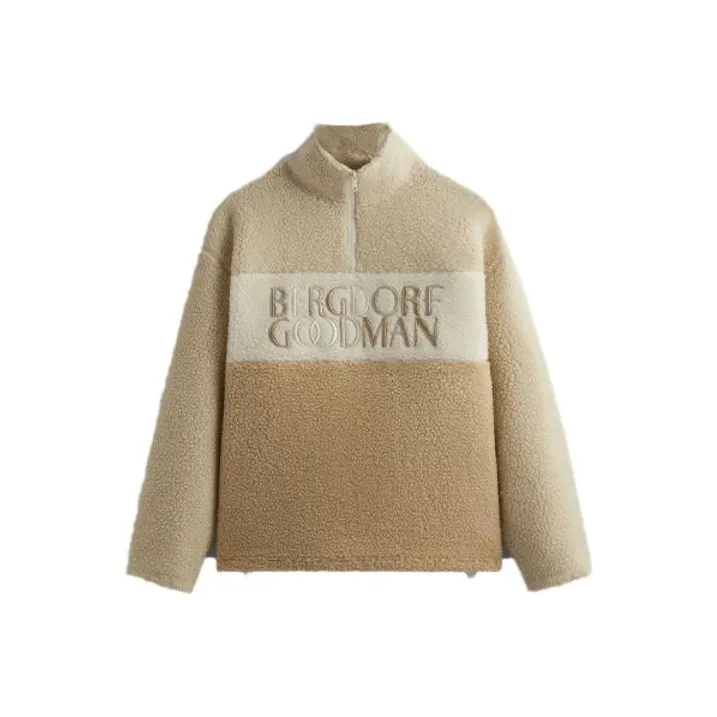 KITH For Bergdorf Goodman Heavy Sherpa Quarter Zip-0