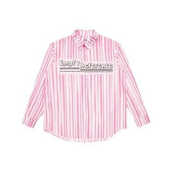 EMPTY REFERENCE Long Sleeved Shirts Unisex Pink