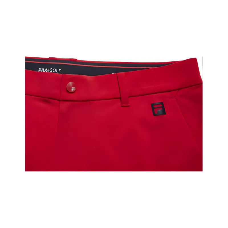 FILA Athletics Knitted Sweatpants Men Tomato-4