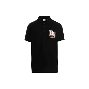 Burberry SS22 Polo Shirt Men's Black