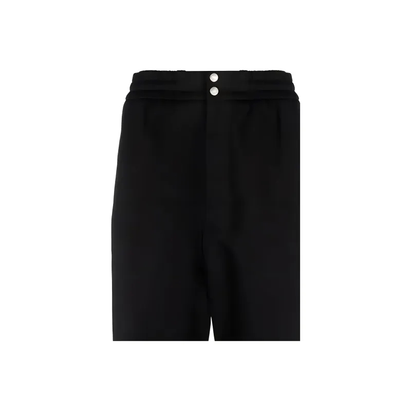 Alexander McQueen Mid Rise Tapered Leg Trousers-4
