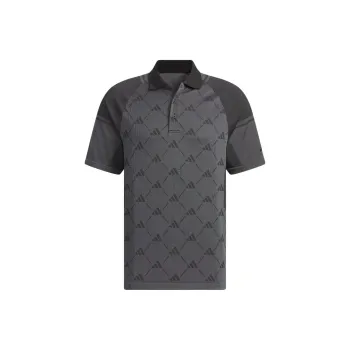 Adidas Polo Shirts Men Gray