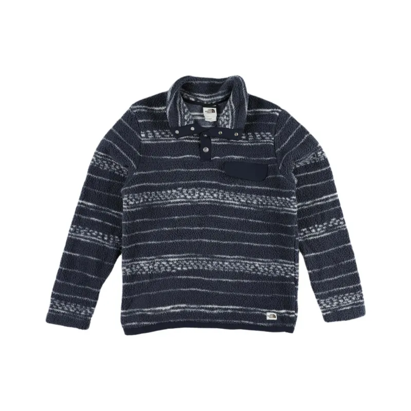 THE NORTH FACE Men's Printed Cragmont ½ Snap Pullover Sweatshirt Men's Blue-0