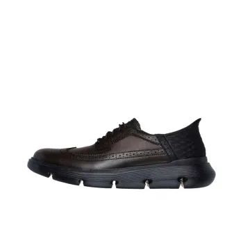 Skechers Low Top Casual Shoes Men's Dark Brown